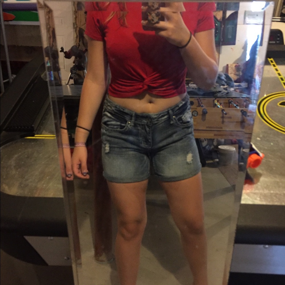 jean shorts